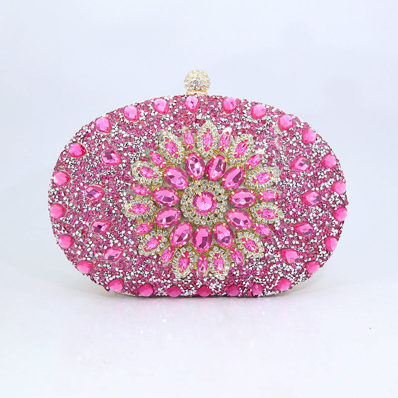 Sunflower Diamond Evening Bag – Women's Formal Handbag