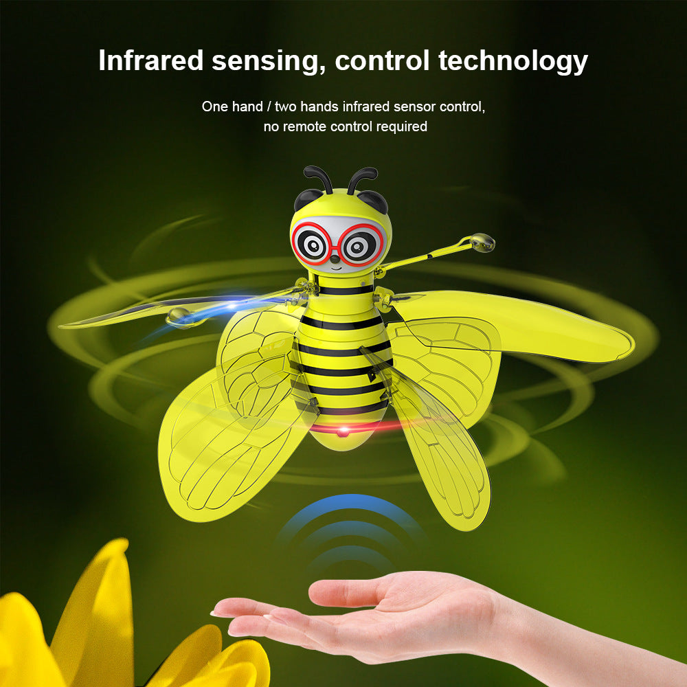 Mini Flying Bee Drone – RC Infrared Induction Helicopter