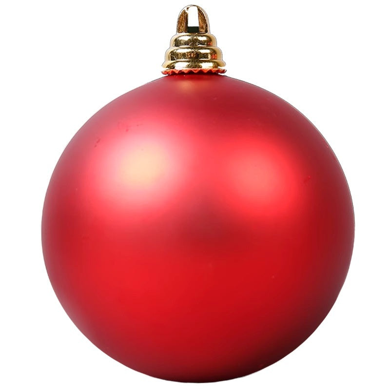 Christmas Decoration Red Ball Electroplating Plastic Christmas Tree