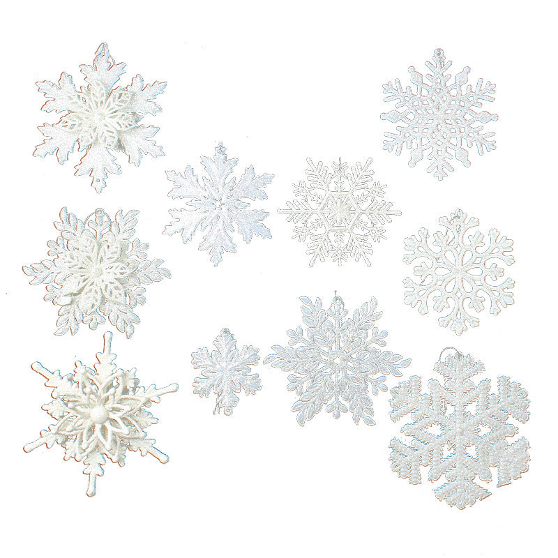 Snowflake String Window Decor