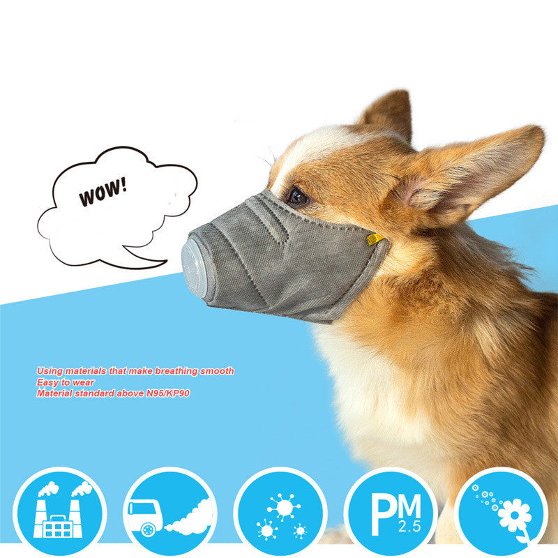 Dogs Anti-fog Haze Cotton Mouth Mask