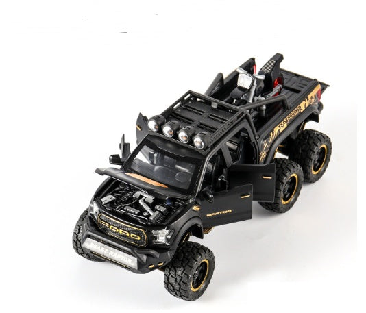 Raptor Model Pickup Truck Simulation SUVs Toy Cars