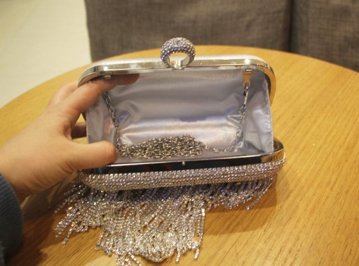 Diamond Fringe Evening Bag