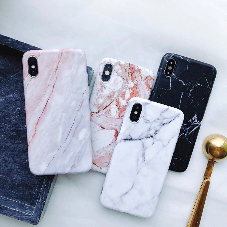 Luxury Marble Silicone Case – Fits iPhone 6 to XS Max