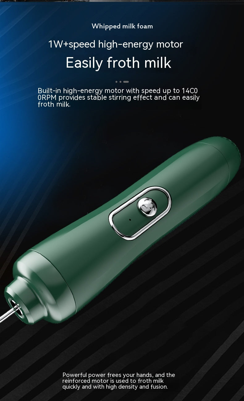 Electric Milk Stirring Battery Handheld Blender