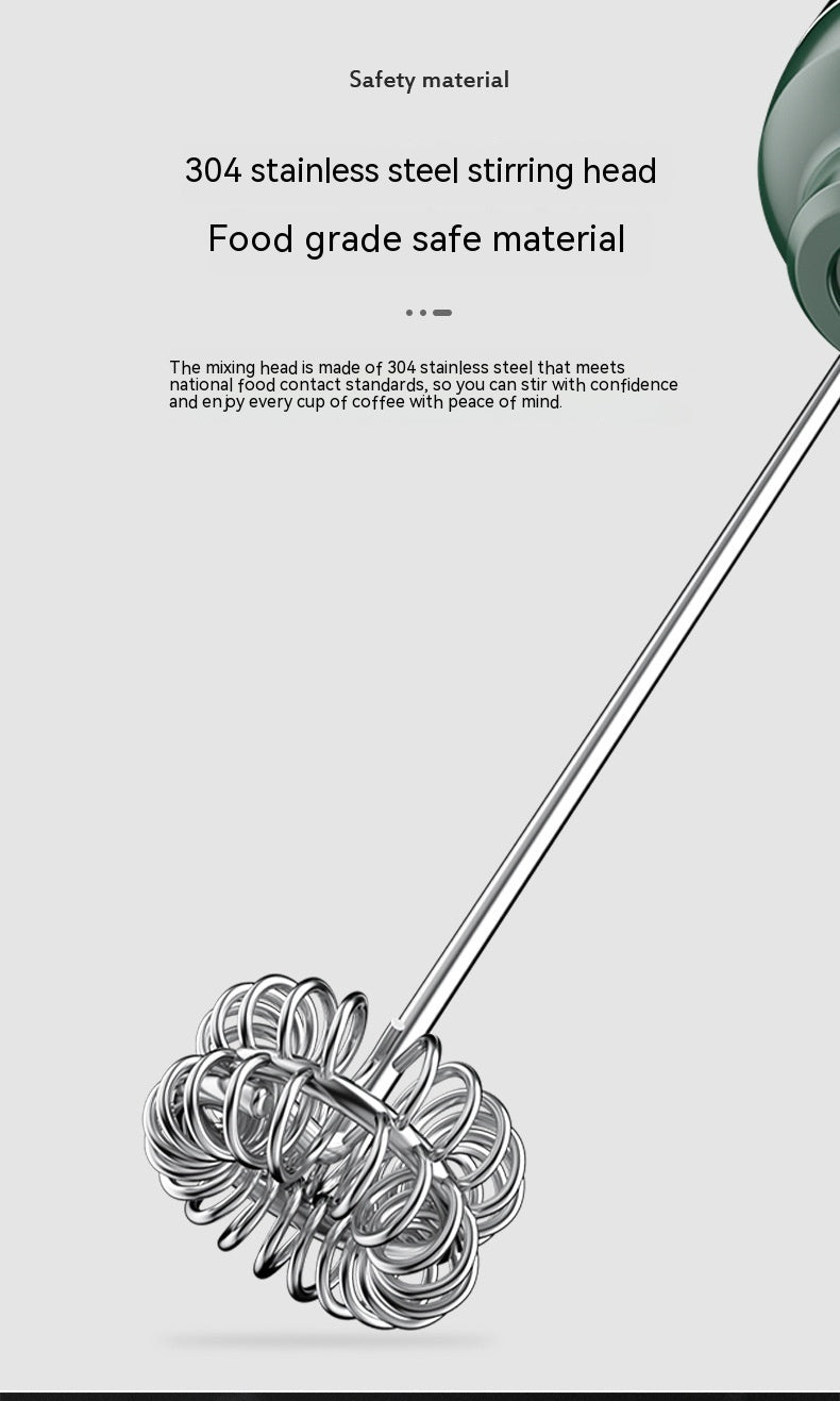 Electric Milk Stirring Battery Handheld Blender