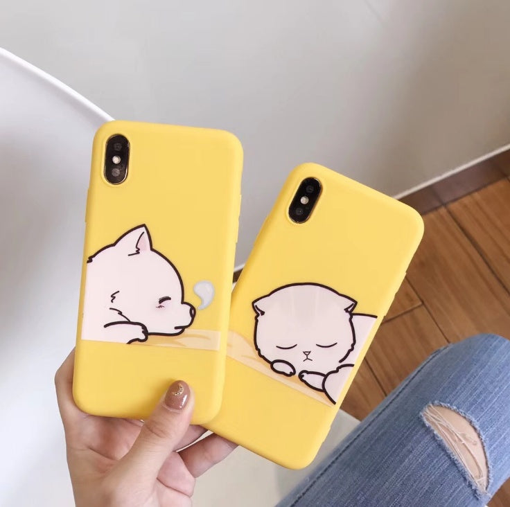 Cartoon Giraffe TPU Silicone Phone Case for iPhone