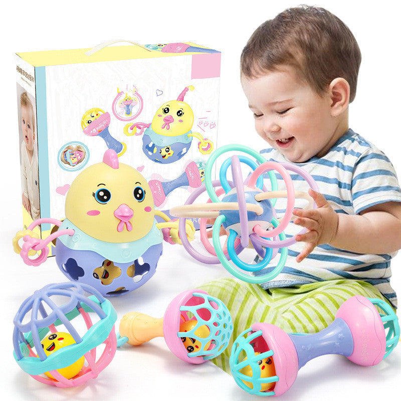 Soft Rubber Animal Grasping Ball – Baby Fitness & Early Education Toy