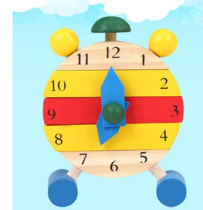 Children's Wooden Assembly Alarm Clock – Time Learning Educational Toy
