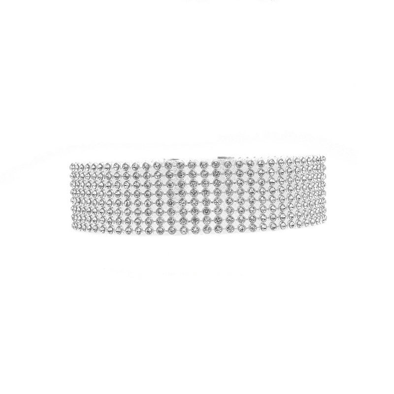 Crystal Rhinestone Choker Necklace for Women