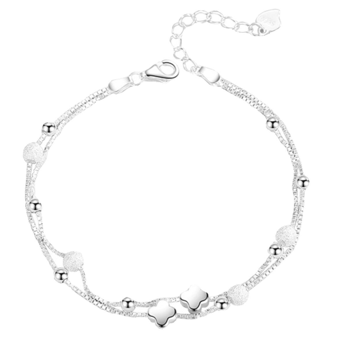 Clover Round Beads Simple Bracelet