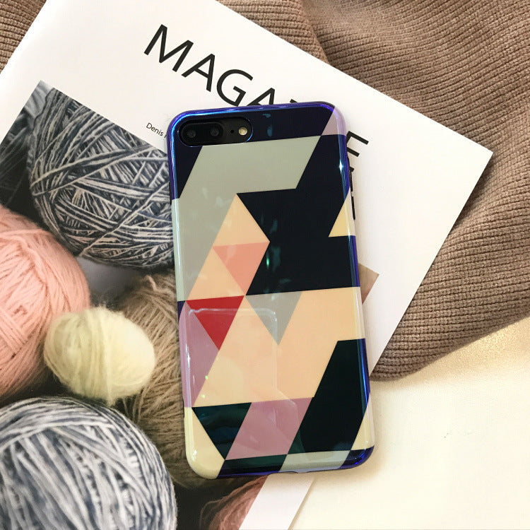 Blu-ray Laser Gradient Love Heart Soft Silicone Case