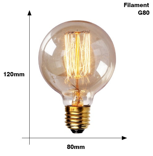 Incandescent filament Retro Edison Light Bulb