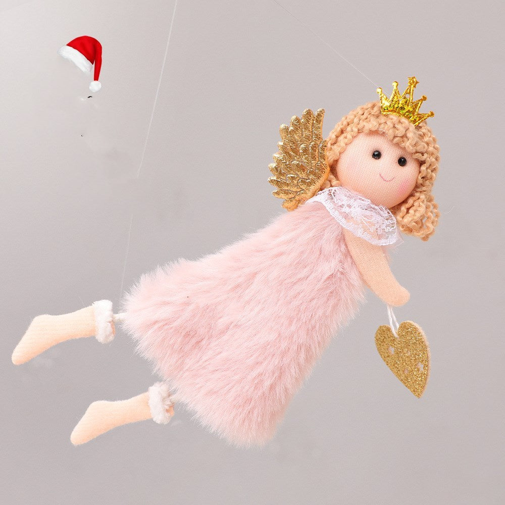 Christmas plush angel decorations