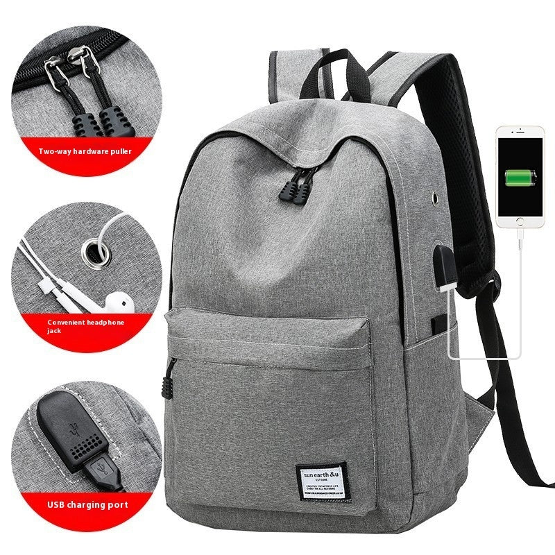 Korean-Style Large Capacity School Backpack