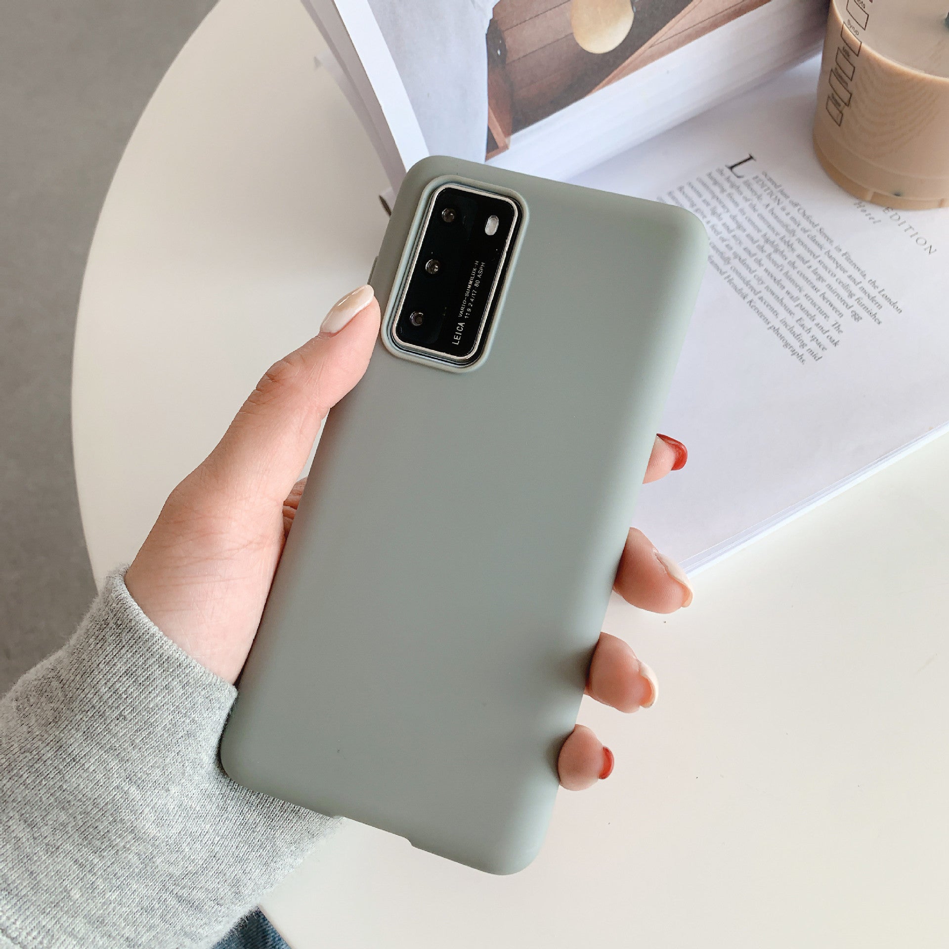 Candy color material solid color tpu all-inclusive shell