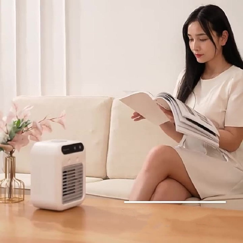Portable Air Cooler & Fan - Water Cooling for Room, Office, & Cars