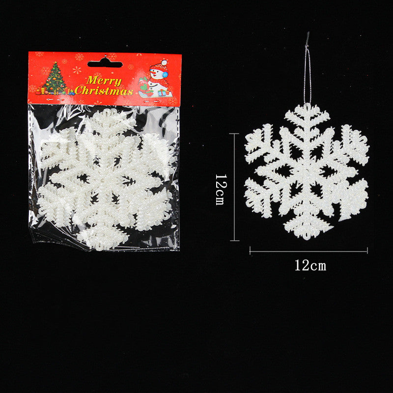 Snowflake String Window Decor