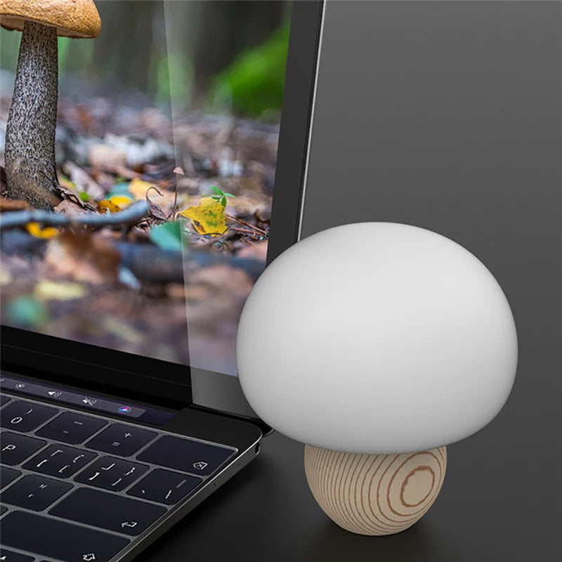 Adjustable Silicone LED Mushroom Night Lamp