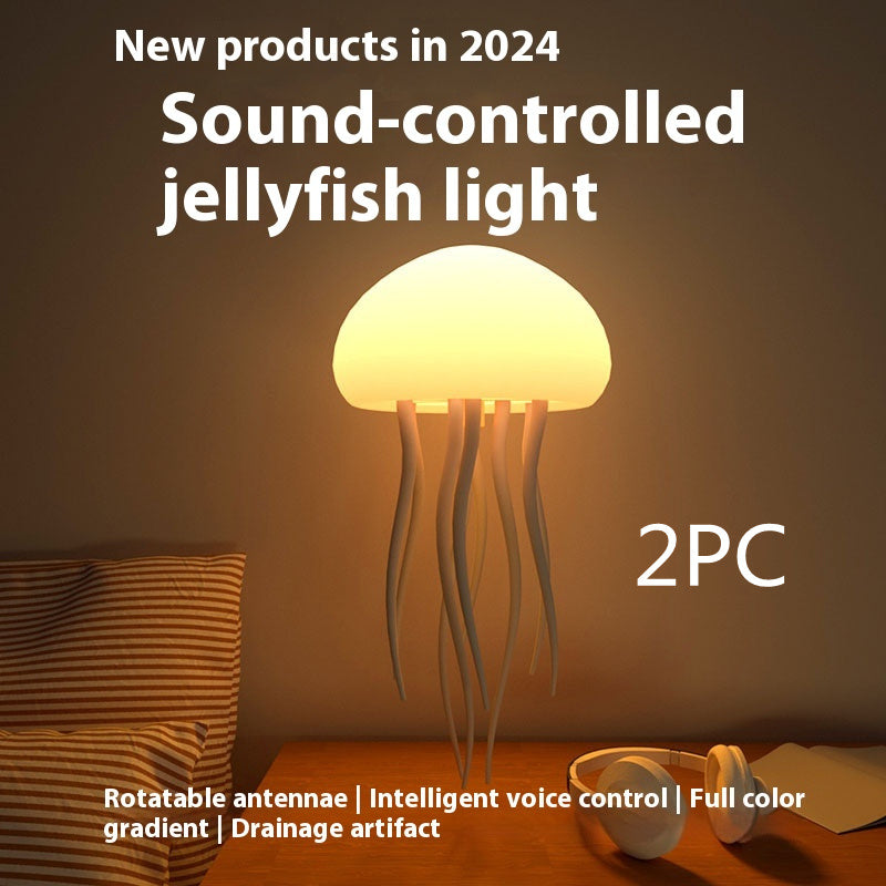 LED Jellyfish Mood Lamp - Smart Portable Night Light