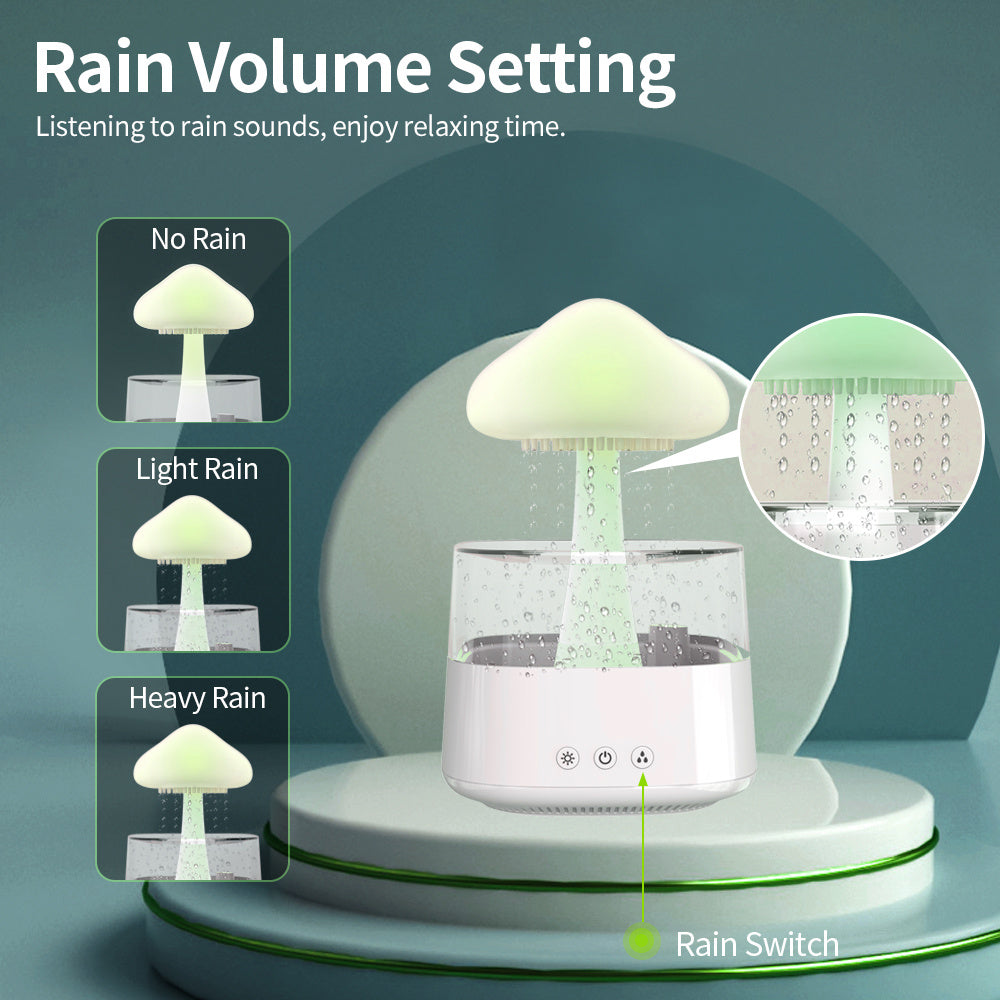 Water Drip Mushroom Rain Cloud Diffuser