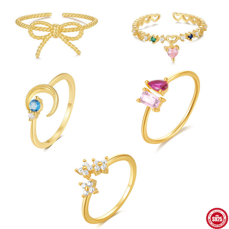 Openning Silver Ring Personality Simplicity