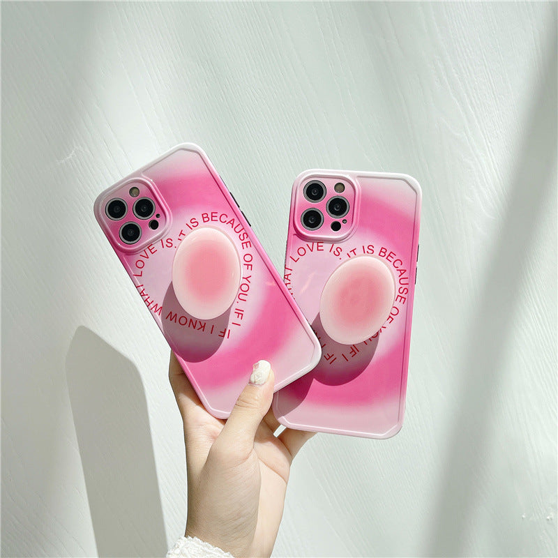 Gradient Love Folding Bracket Case β Compatible with Apple