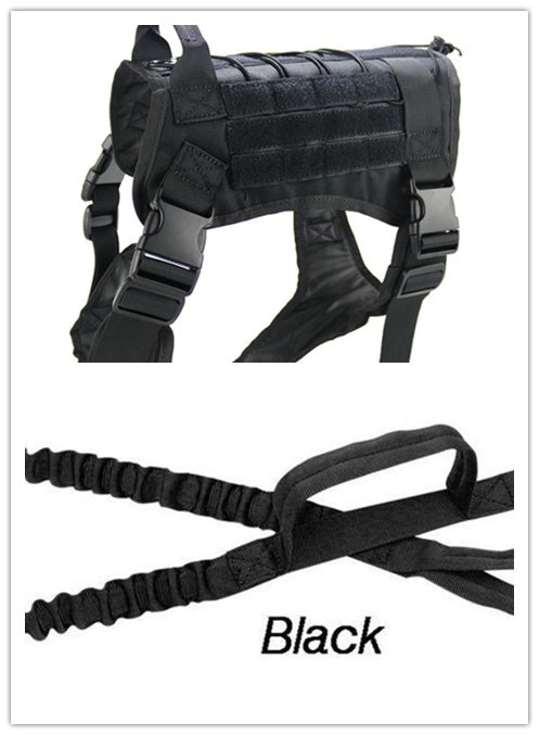 Tactical K9 Dog Vest with Chest Strap
