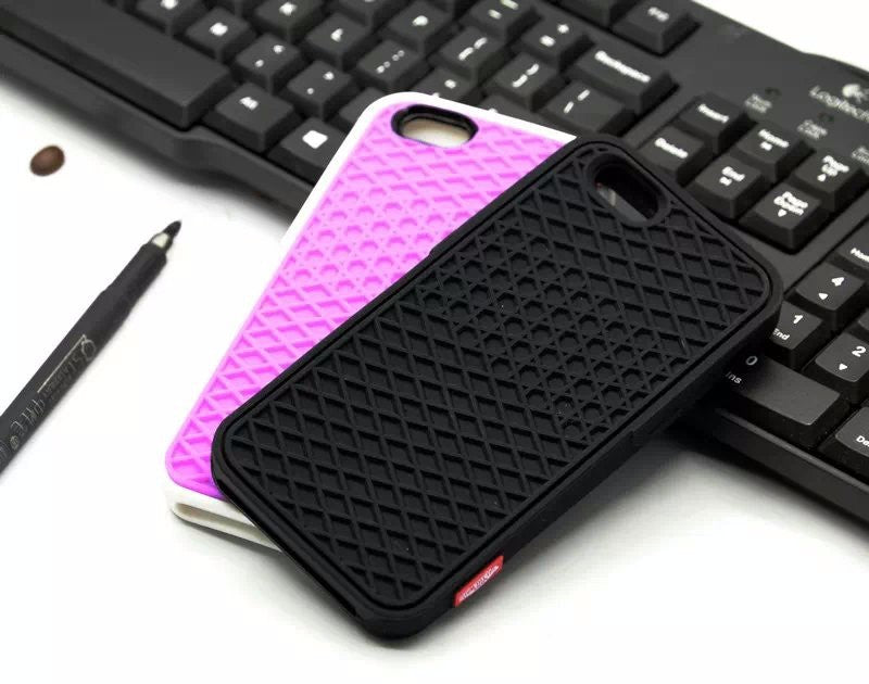 Waffle sole silicone phone case