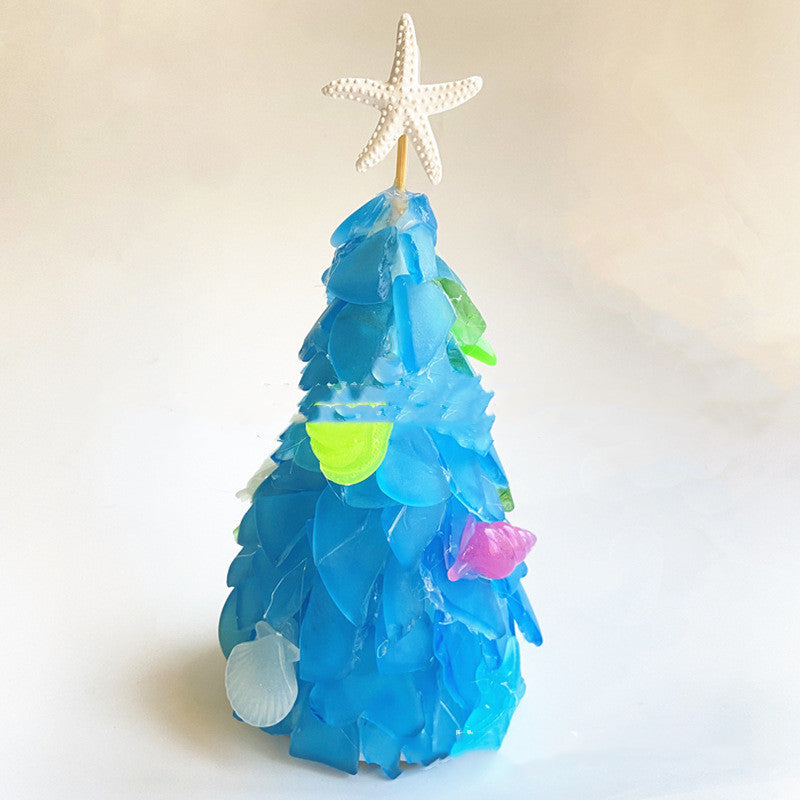 DIY Christmas Decoration Blue Christmas Tree