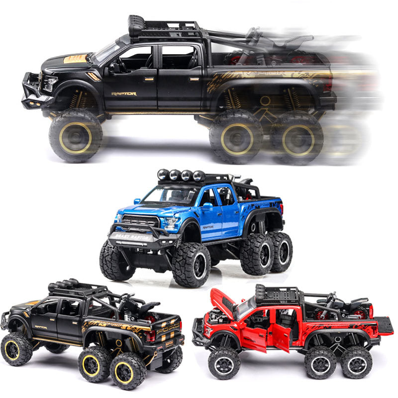 Raptor Model Pickup Truck Simulation SUVs Toy Cars