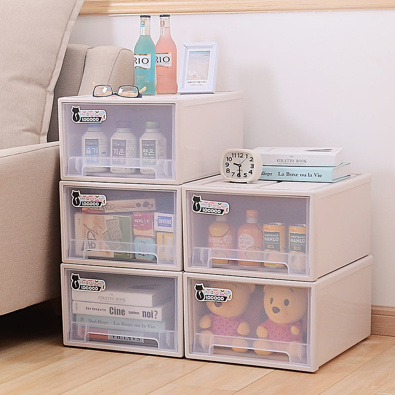 Stackable storage cabinet