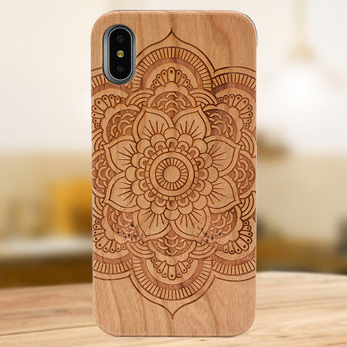 Wooden mobile phone case