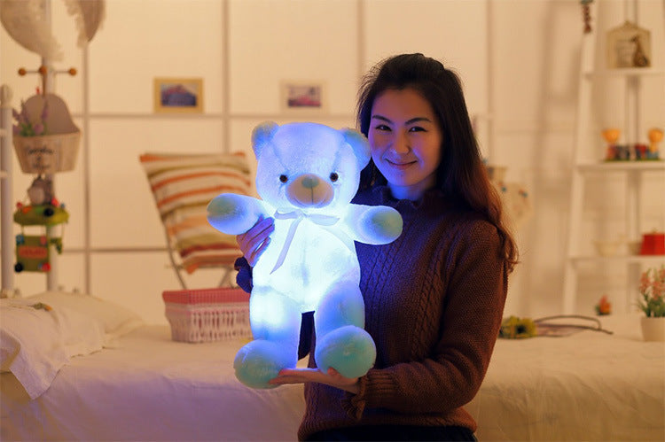 LED Light-Up Teddy Bear – Plush Glowing Stuffed Toy for Kids & Gifts