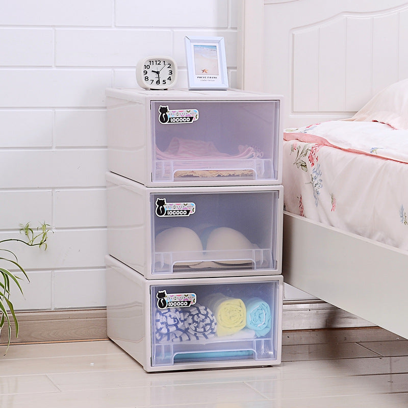 Stackable storage cabinet