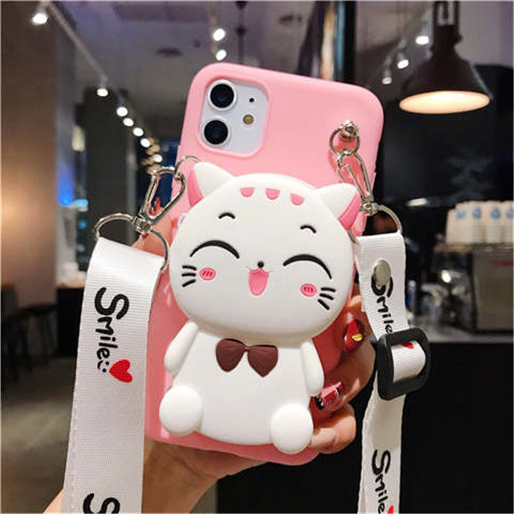 Cartoon silicone Wallet Case