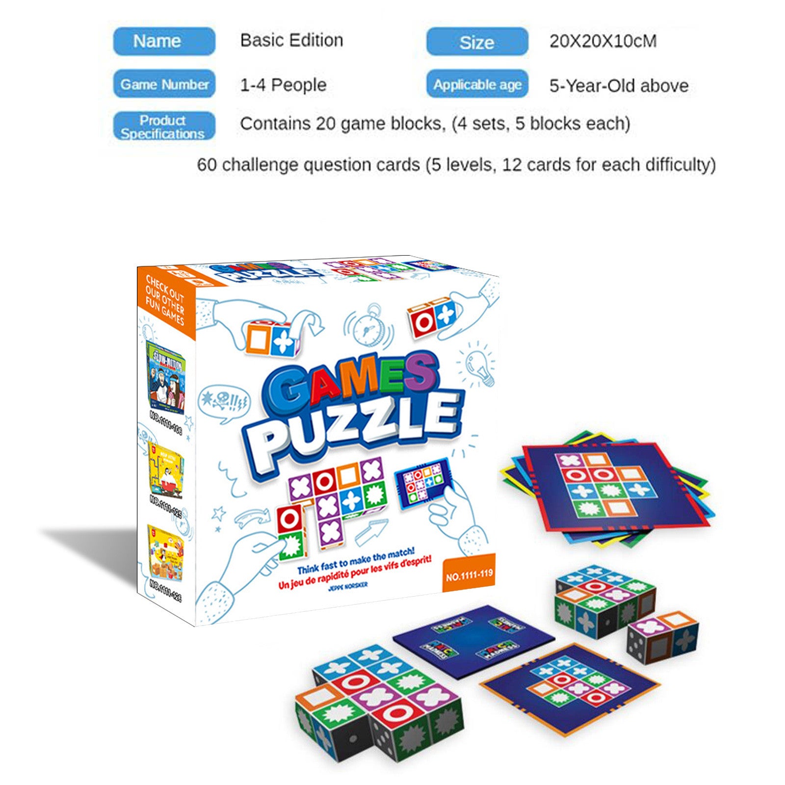 Spatial Logic Matching Master – Early Childhood Educational Board Game