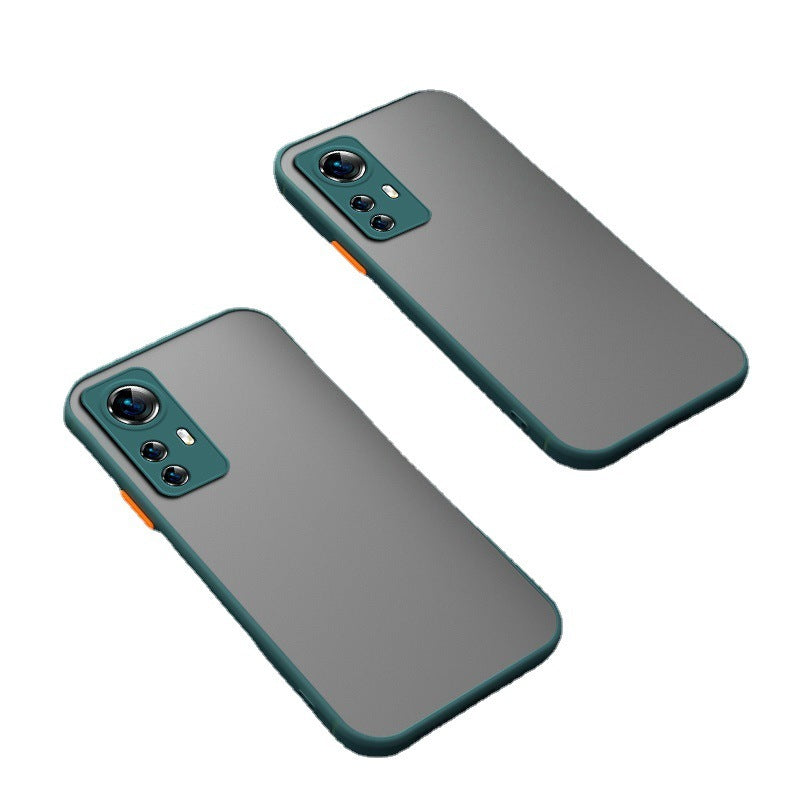 Drop-resistant Ultra-thin Frosted Silicone Transparent Protective Case