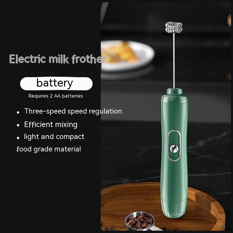 Electric Milk Stirring Battery Handheld Blender