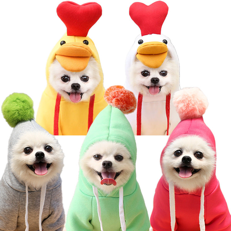Cute Fruit Fleece Dog Hoodie