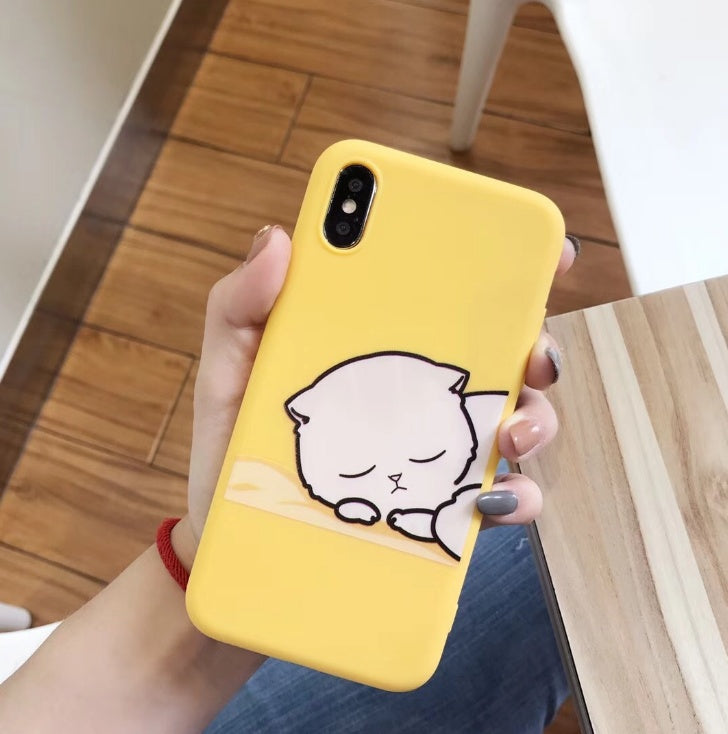 Cartoon Giraffe TPU Silicone Phone Case for iPhone