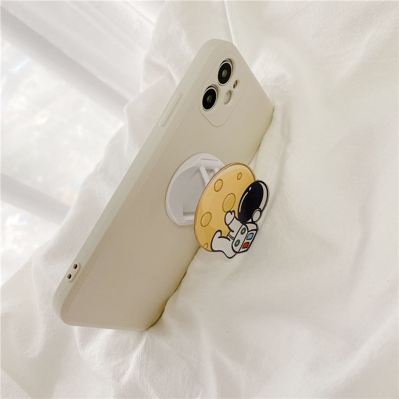 Mobile Phone Case Astronaut Holder Liquid Silicone