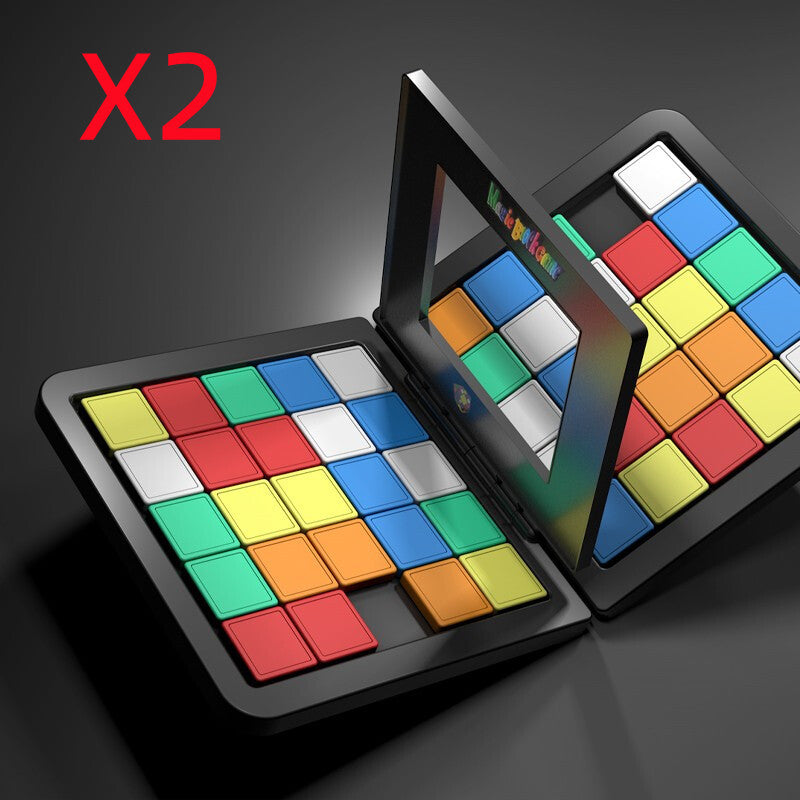 Color Battle Square Race Game – Educational Parent-Child Puzzle Toy