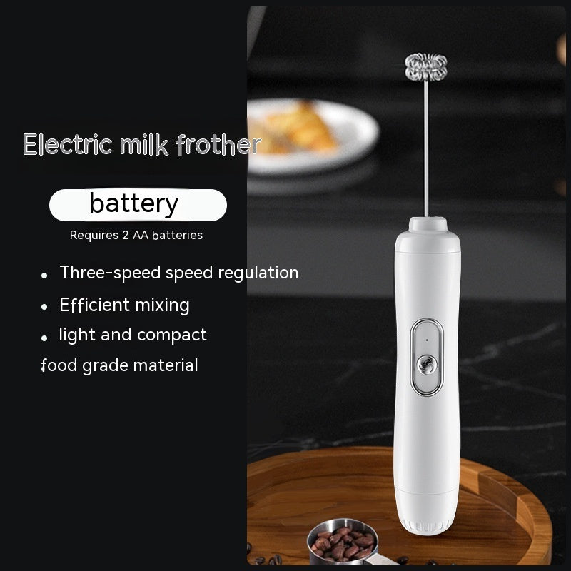 Electric Milk Stirring Battery Handheld Blender