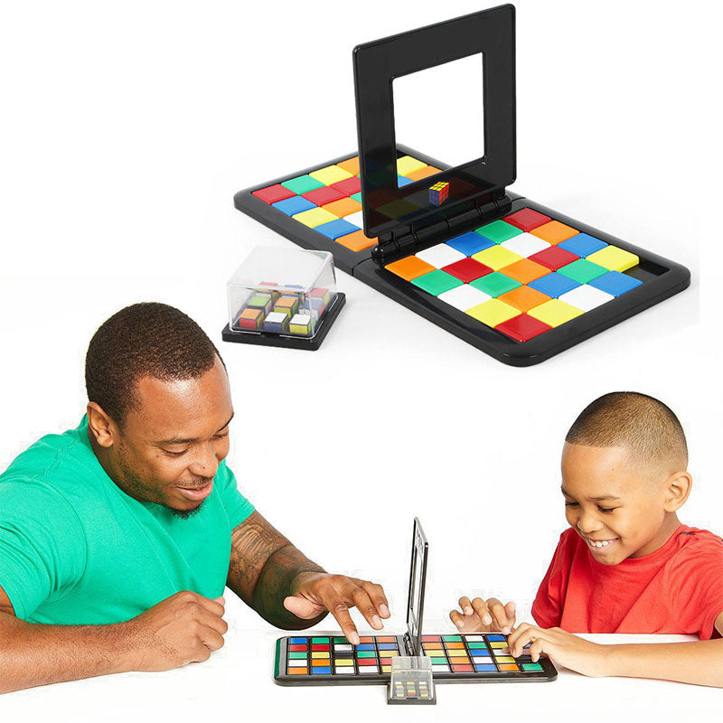 Color Battle Square Race Game β Educational Parent-Child Puzzle Toy
