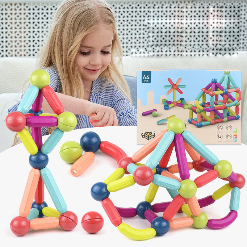 Magnetic Building Blocks – Kids' Educational Magnet Toy Set