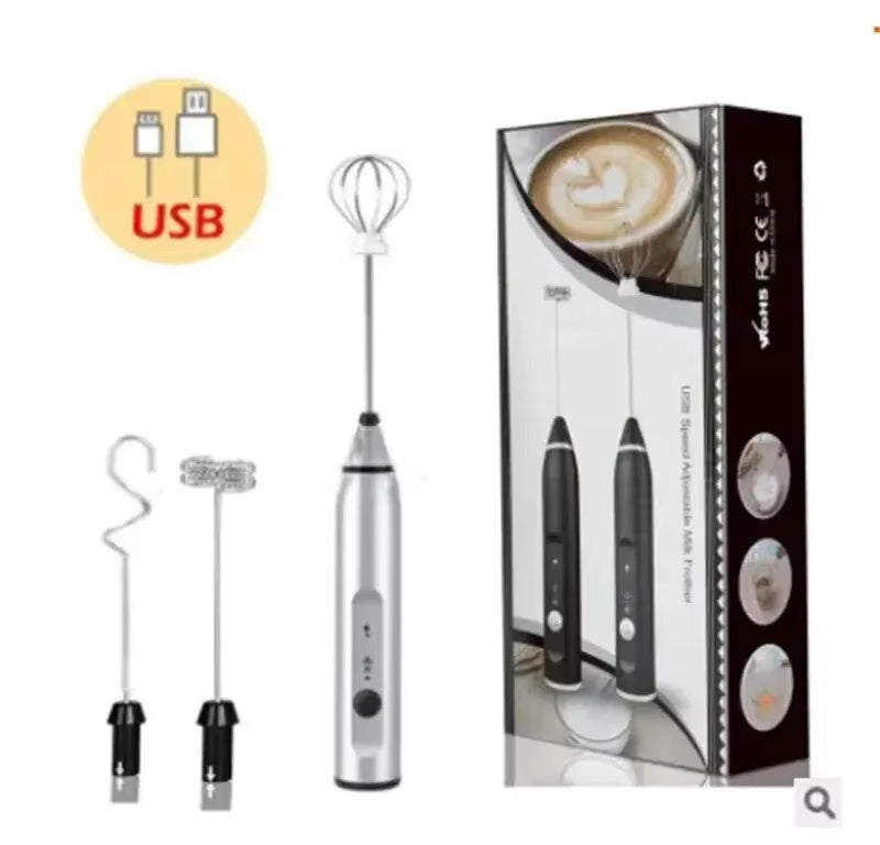 USB Milk Frother & Egg Beater - Handheld Mixer