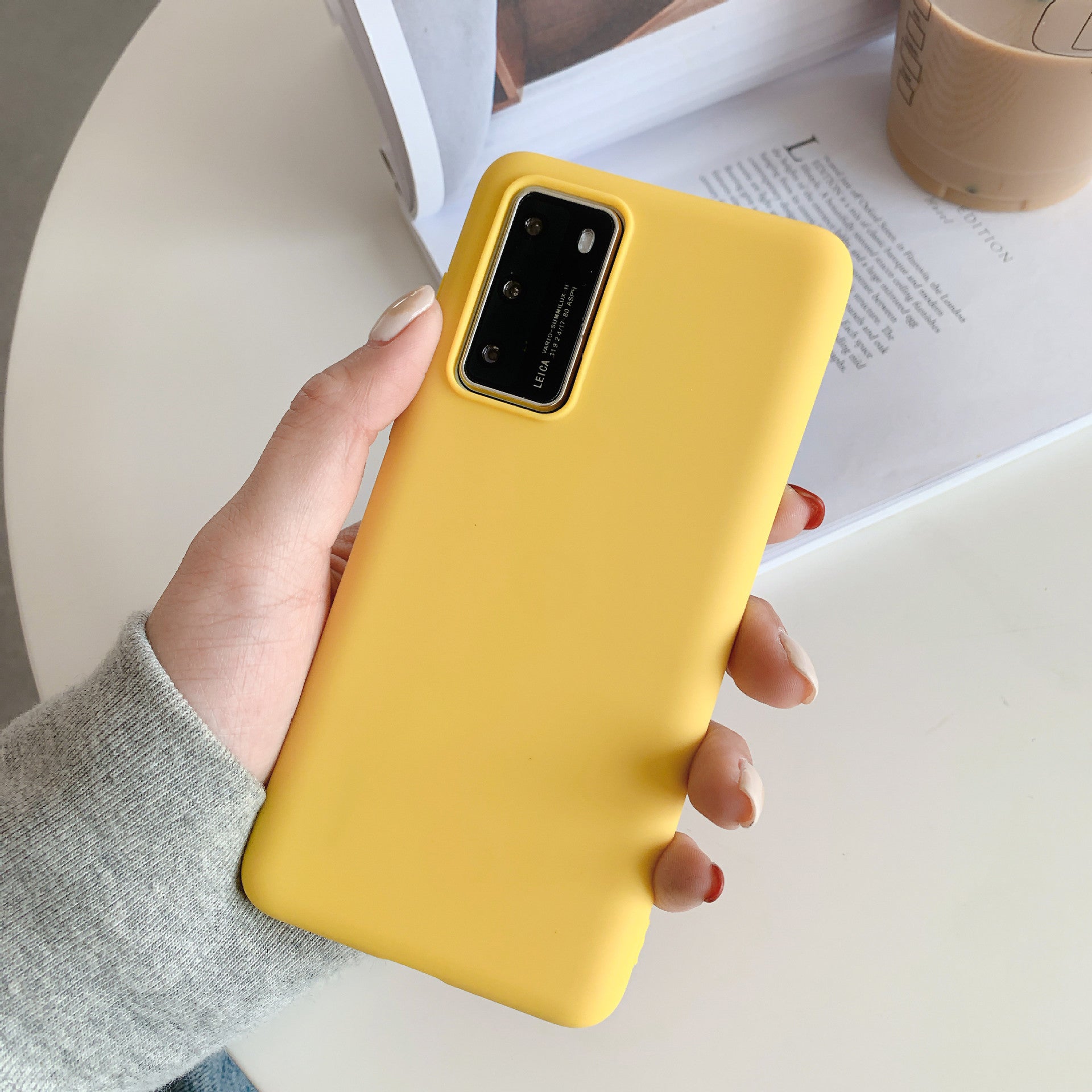 Candy color material solid color tpu all-inclusive shell