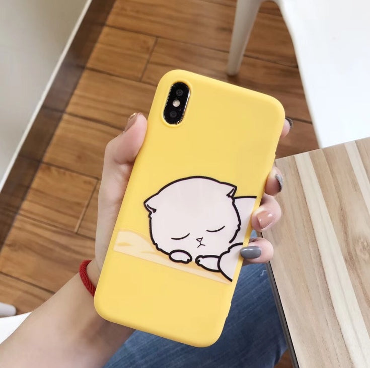 Cartoon Giraffe TPU Silicone Phone Case for iPhone