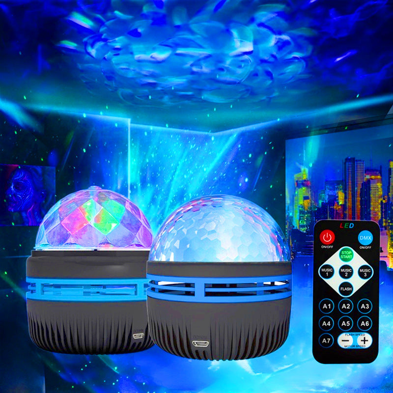 LED Star Galaxy Projector – Colorful Rotating Magic Ball